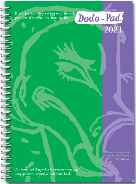 Dodo Pad A5 Diary 2021 - Calendar Year Week to View Diary (Special Purchase): A Diary-Doodle-Memo-Message-Engagement-Organiser-Calendar-Book with room for up to 5 people's appointments/activities