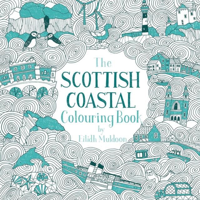 Scottish Coastal Colouring Book