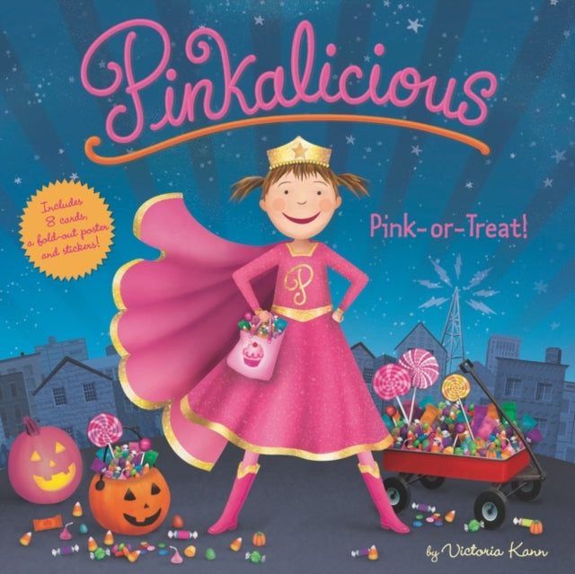 Pinkalicious: Pink or Treat!: Includes Cards, a Fold-Out Poster, and Stickers!