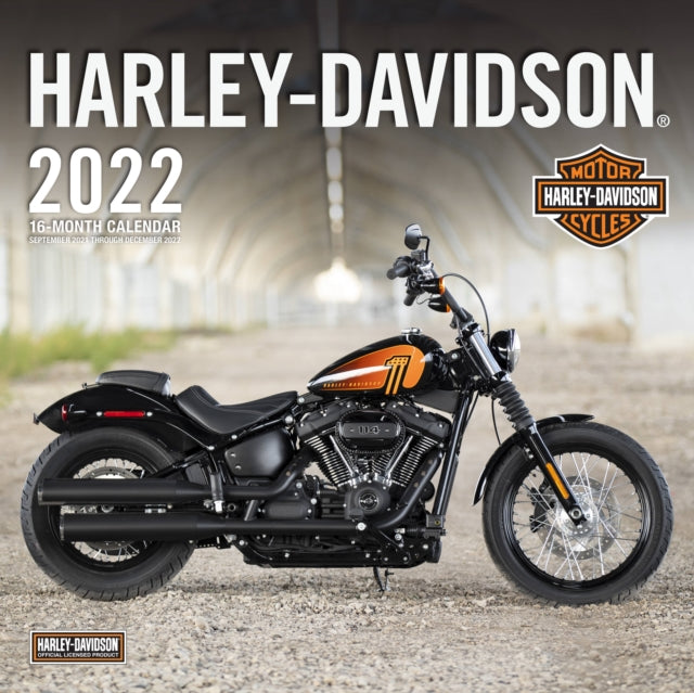 Harley-Davidson (R) 2022: 16- Month Calendar September 2021 Through December 2022