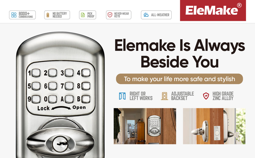 EleMake high security mechanical lock