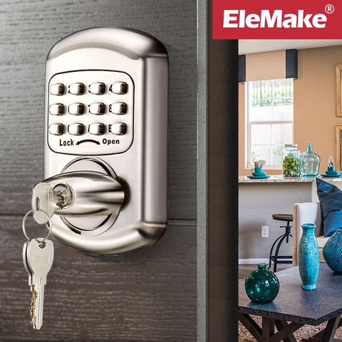 elemake mechanical keyless deadbolt