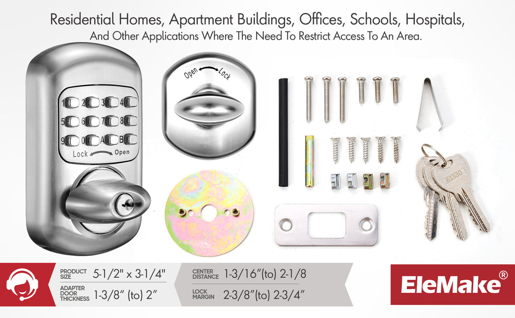 Deadbolt Door Lock fit standard doors