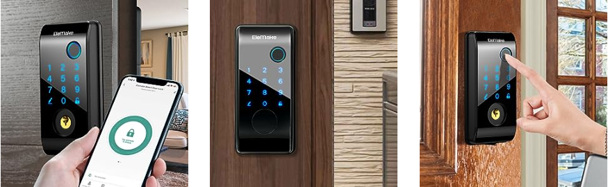 Wifi door lock. Available in multiple scenarios