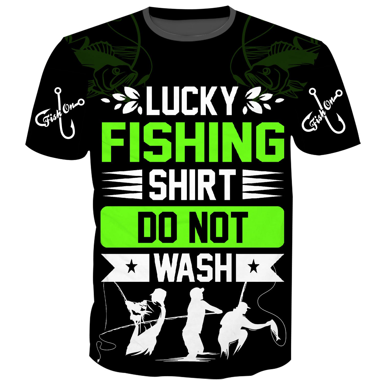 Long Sleeve Fishing Shirt - My Lucky Fishing Shirt Do Not Wash