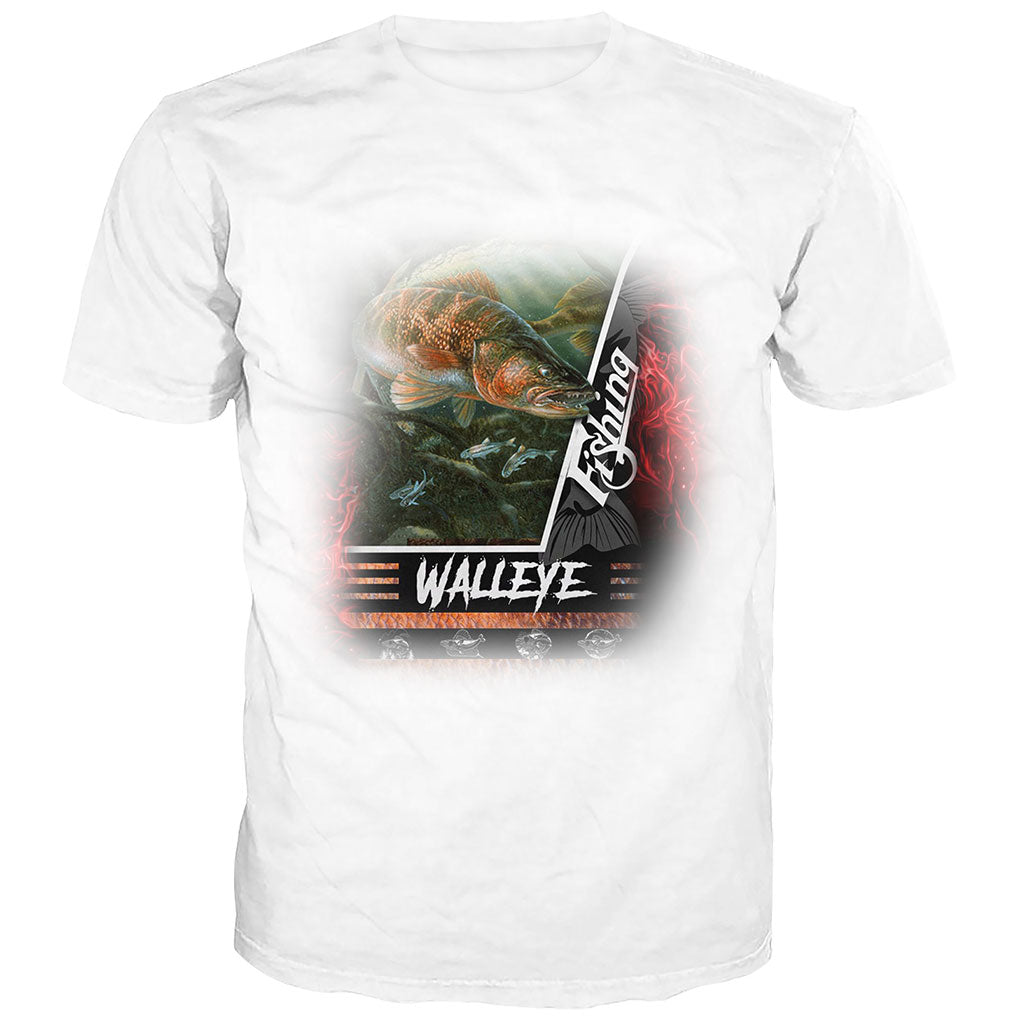 Walleye Fishing - T-Shirt - elitefishingoutlet