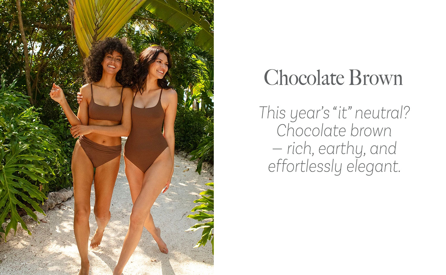 Chocolate Brown Swimwear