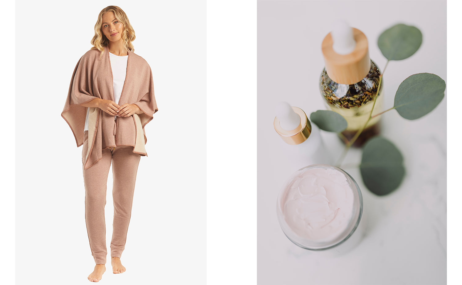 Luxe Lounge Set, spa day essentials from Helen Jon