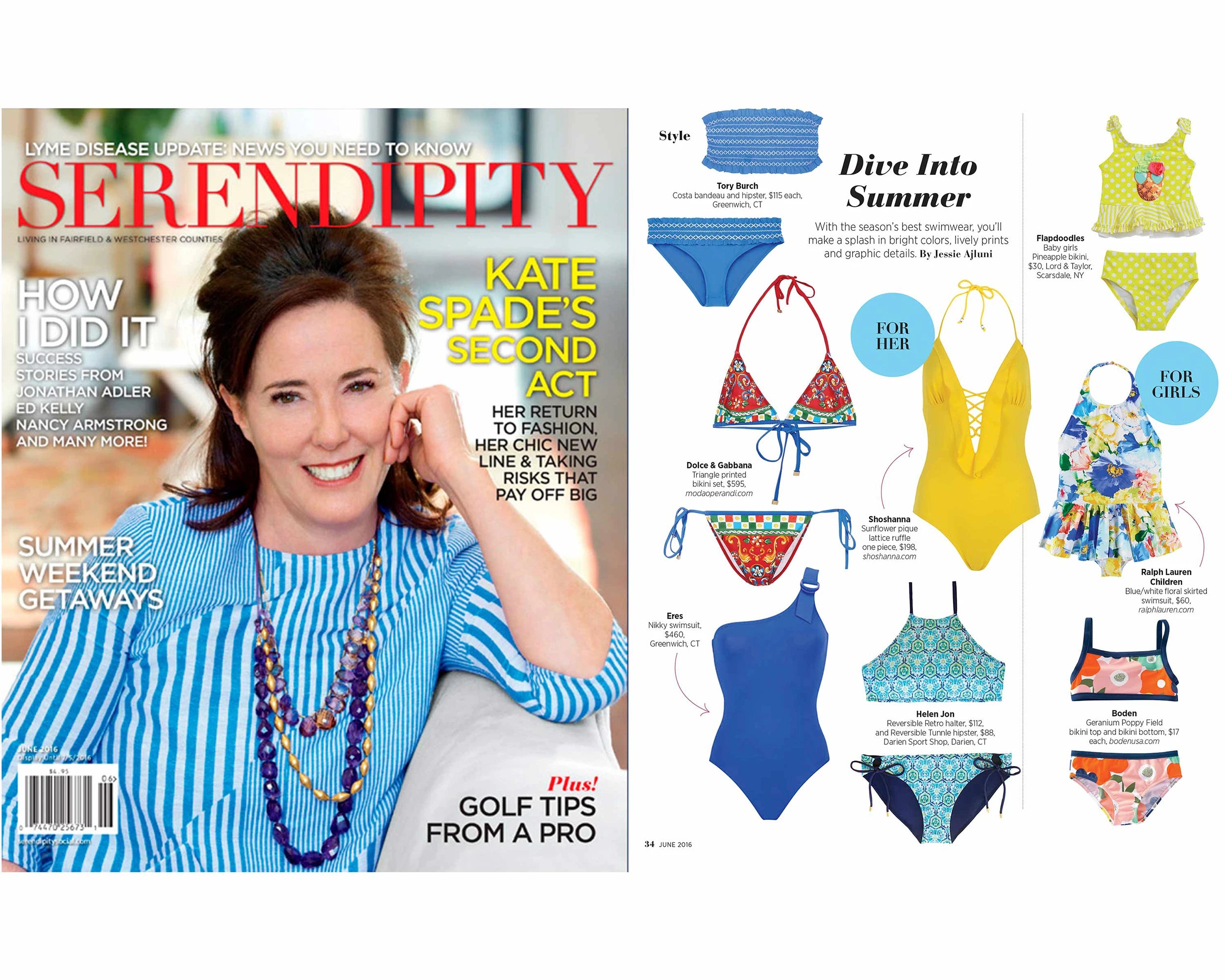 Serendipity featuring Helen Jons Reversible Retro Halter and Reversible Tunnel Hipster June 2016