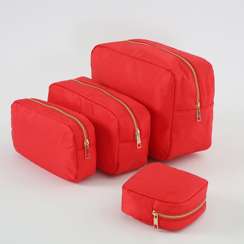 Red Nylon Pouches