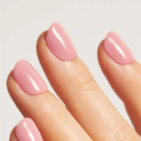 Ongles courts rose pastel