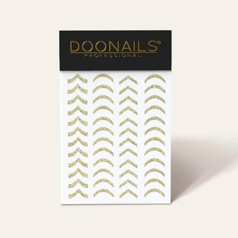 Doonails Gold French Sticker