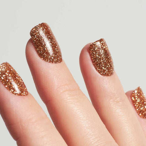 Golden Nail Design