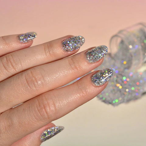 Ombre Glitter Nails with Dip Powder: Sparkling Ombre Nails – Lavis Dip  Systems Inc