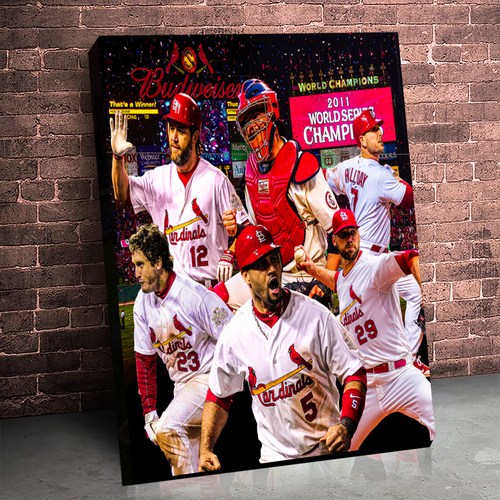 Cardinals 2011 St. Louis World Series Champions Numbered Limited Edition  8X10 Photo 