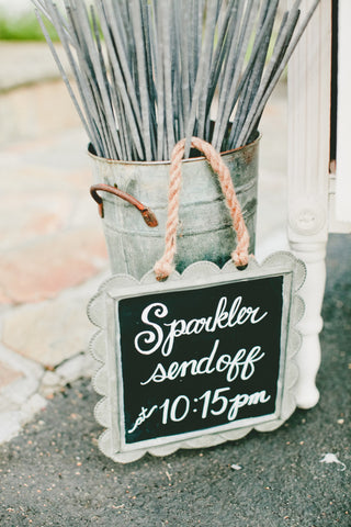 Galvanized Sparkler Bucket Decorative Bucket Wedding Sparklers Outlet