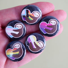 sloth pride pins