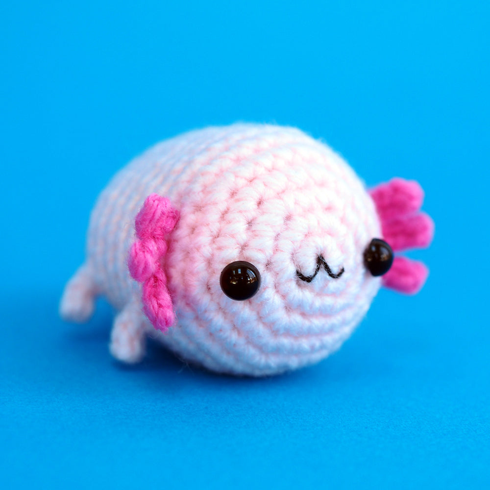 Little Baby Axolotl Amigurumi Shana Logic