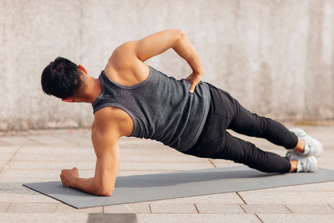 Side Plank mit Hüft-Dips - Abs & Stabilität Übung