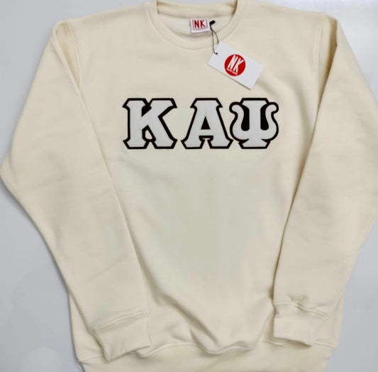 Kappa Alpha Cream Embroidery Sweater –