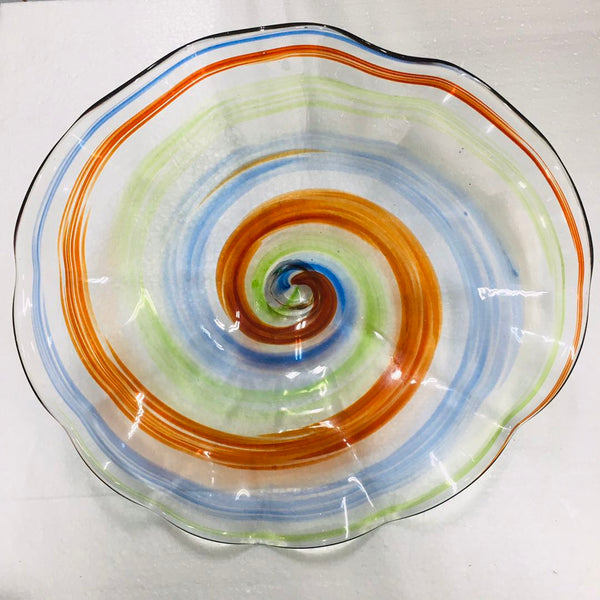 Hand Blown Murano Glass Wall Plates Wall Flowers Wall Decor for Wall Decoration
