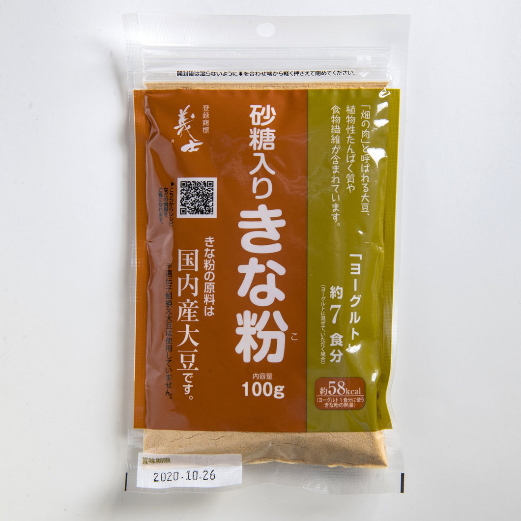 砂糖入りきな粉100g 前原製粉株式会社 オンラインショップ