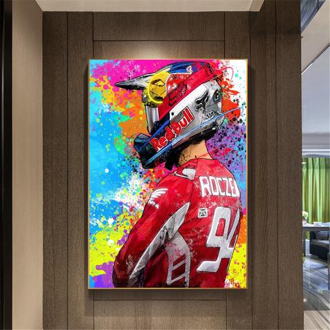 KEN ROCZEN PORTRAIT MOTORSPORTS ROOM DECOR