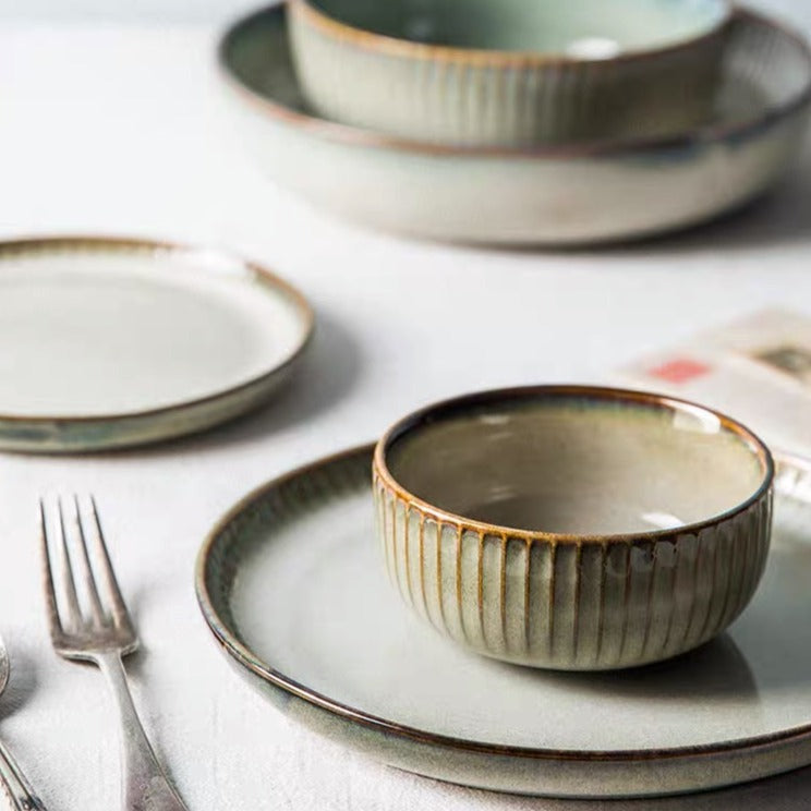 vintage pottery dinnerware