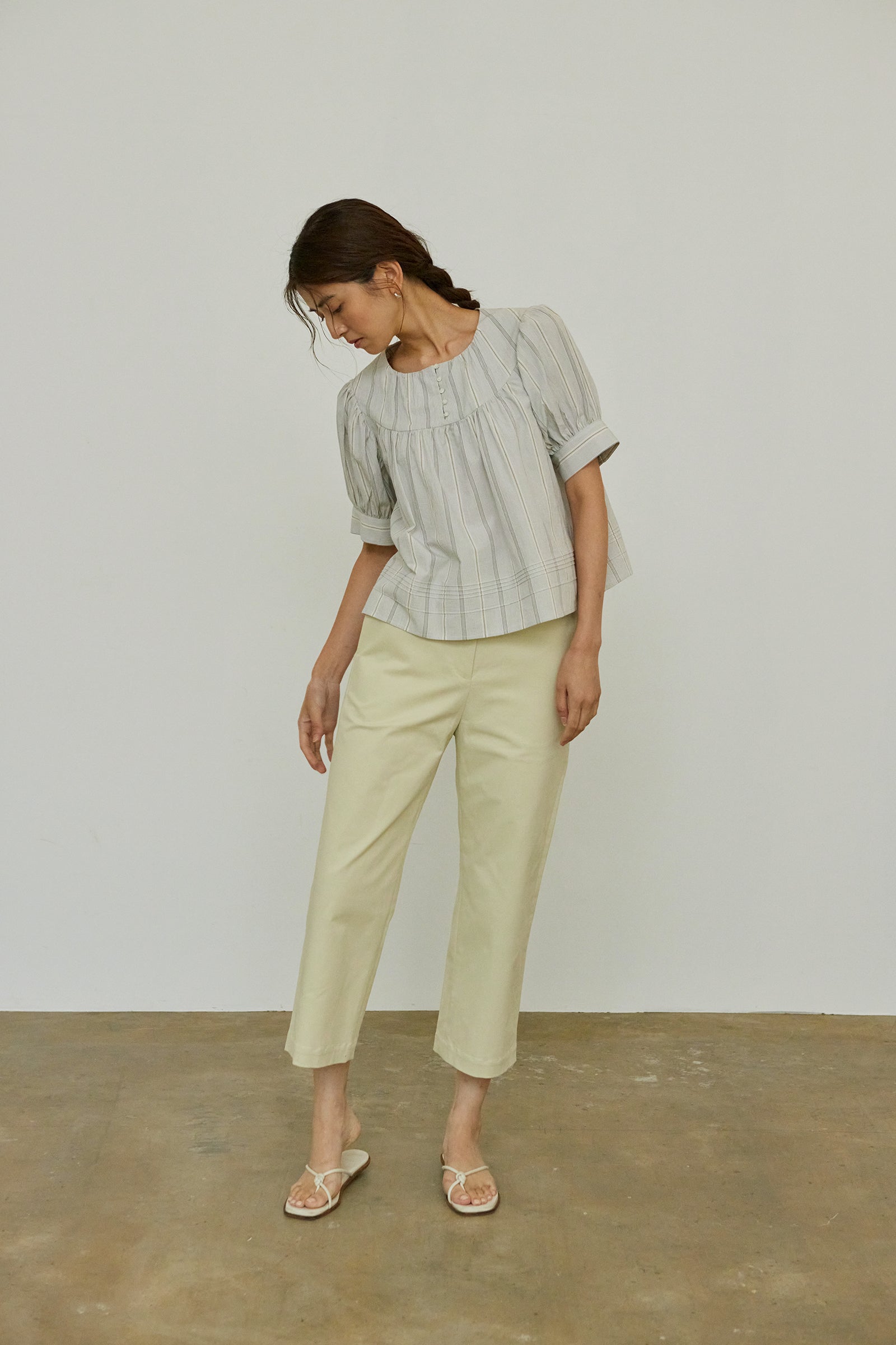 White Cotton Twill Trousers, Road Trousers, Organic Soft Stretch Cotton  Twill