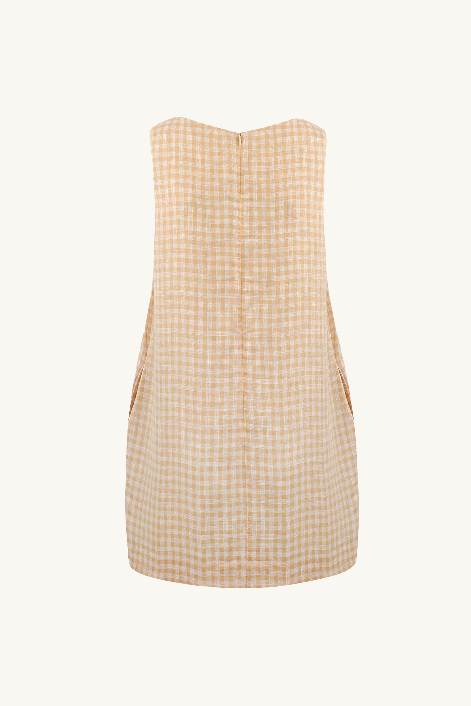 Short shift dress in an A-line design In a blend of organic cotton