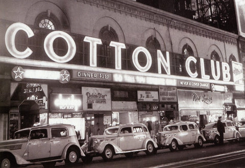 foto in bianco e nero del locale Cotton Club di New York
