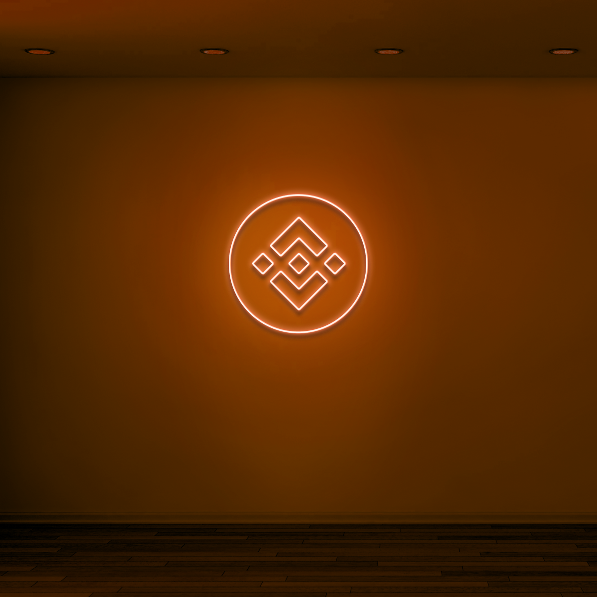 'BINANCE COIN' Neon Sign