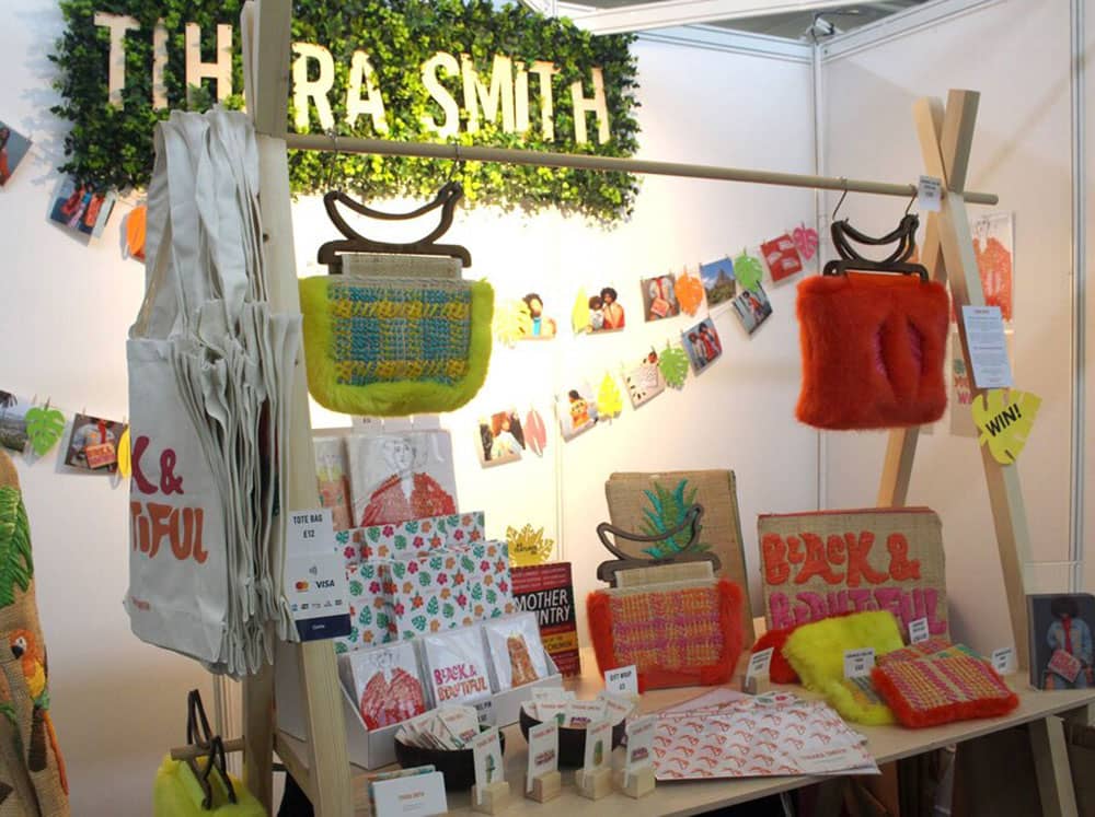 Tihara Smith at Black Girl Festival 2019 stall