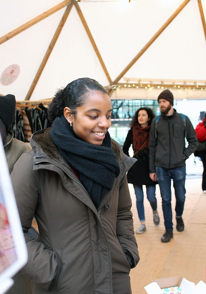 Image of Tihara Smith at SAMPLE Christmas in 2019