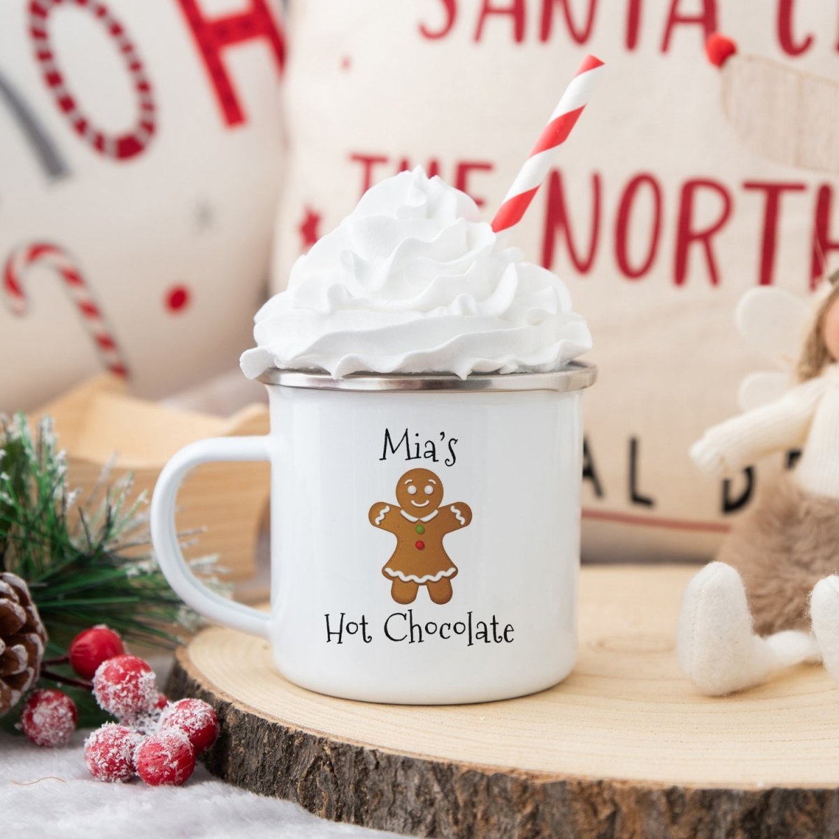 Second Life Marketplace - Christmas Hot Cocoa Dispenser with Copeable  Display Mug!