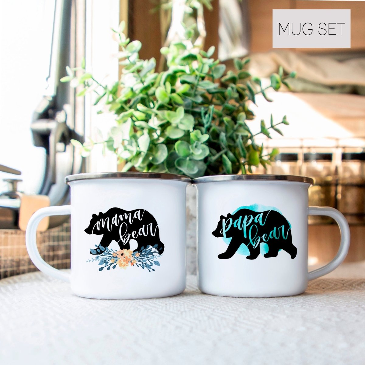 Mama, Papa & Baby Bear Mug Set