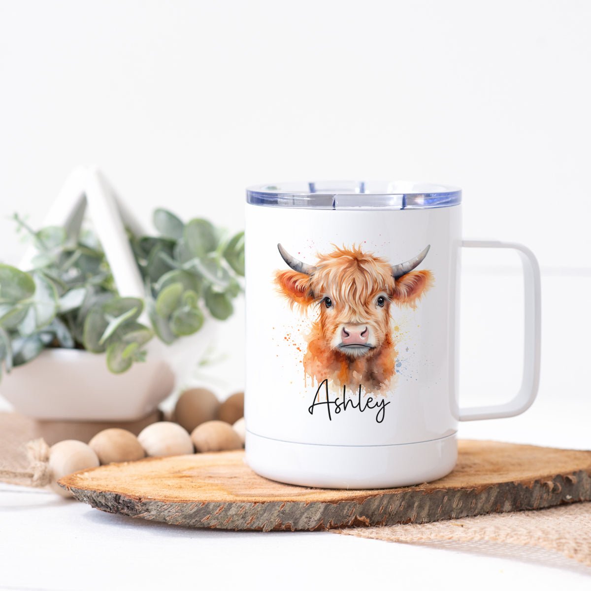 BELLA | Personalized Metal Coffee Mug