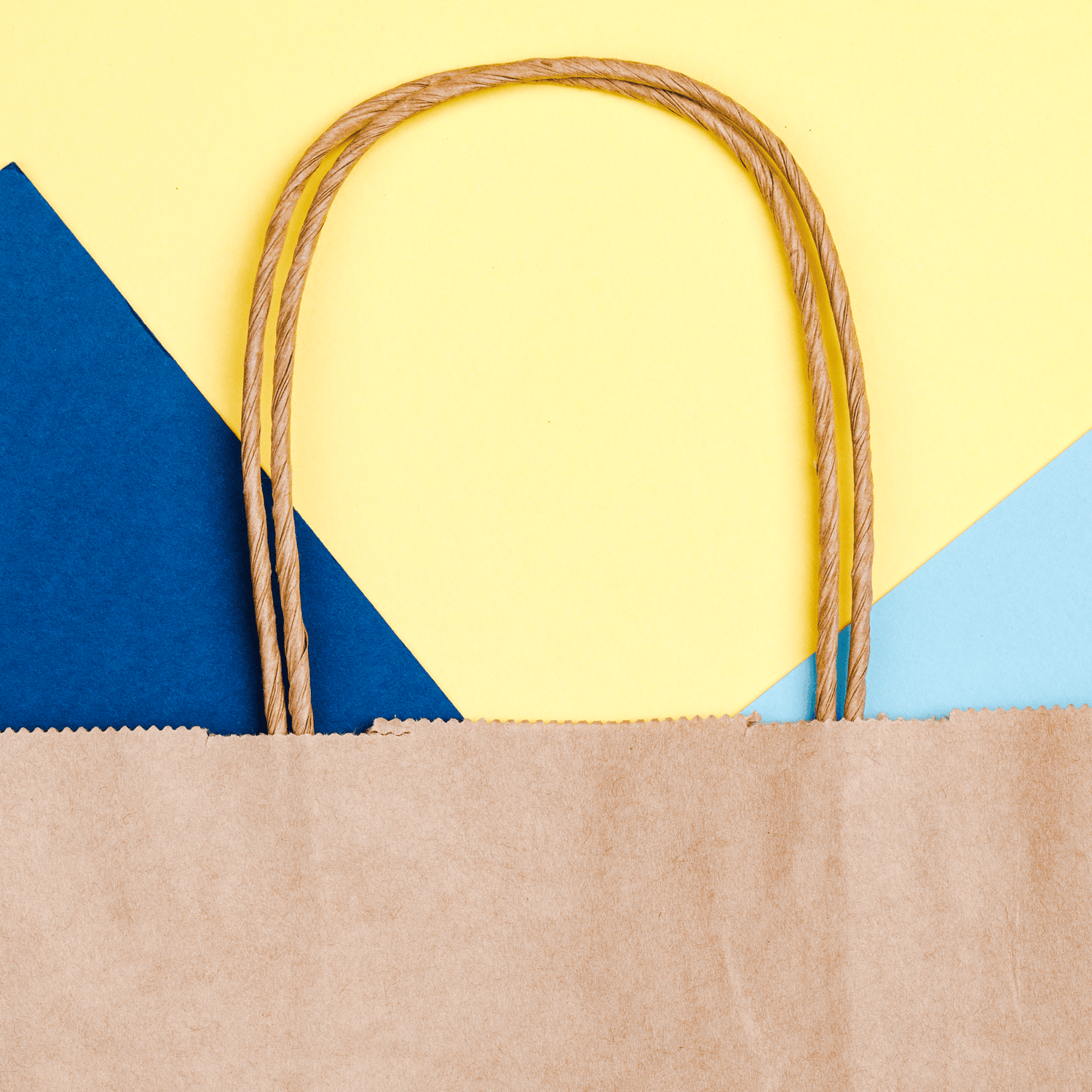 Twistled handle Paper party bag