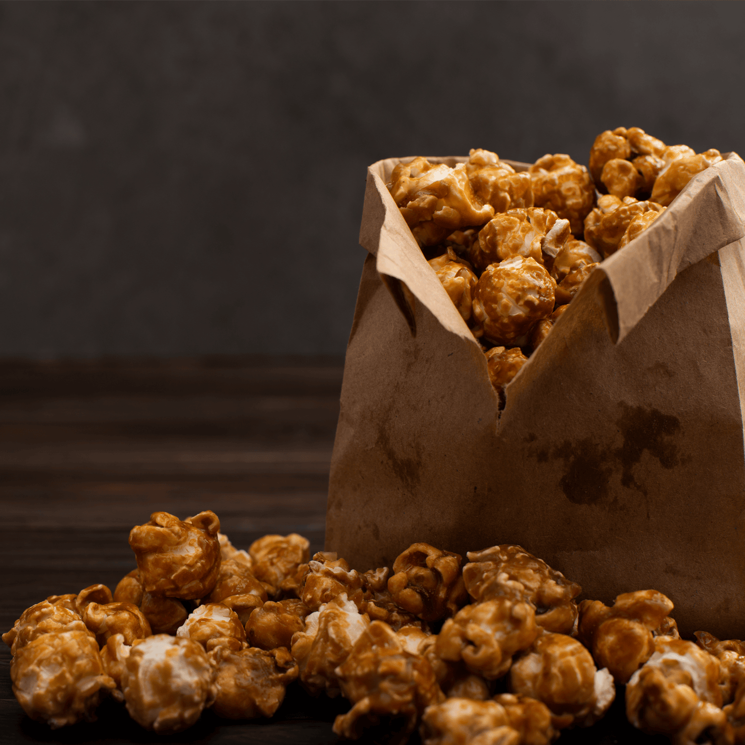 Make homemade popcorn in a brown paper bag