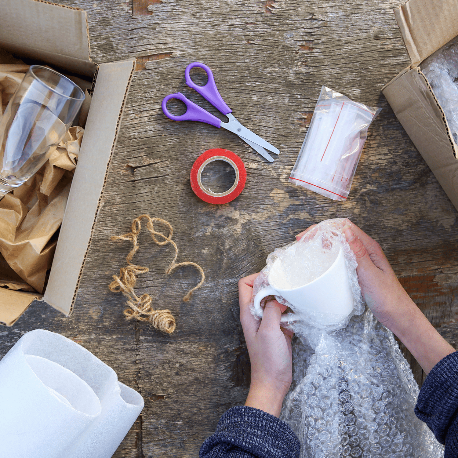 Using bubble wrap to ensure your parcels are kept safe during international transit