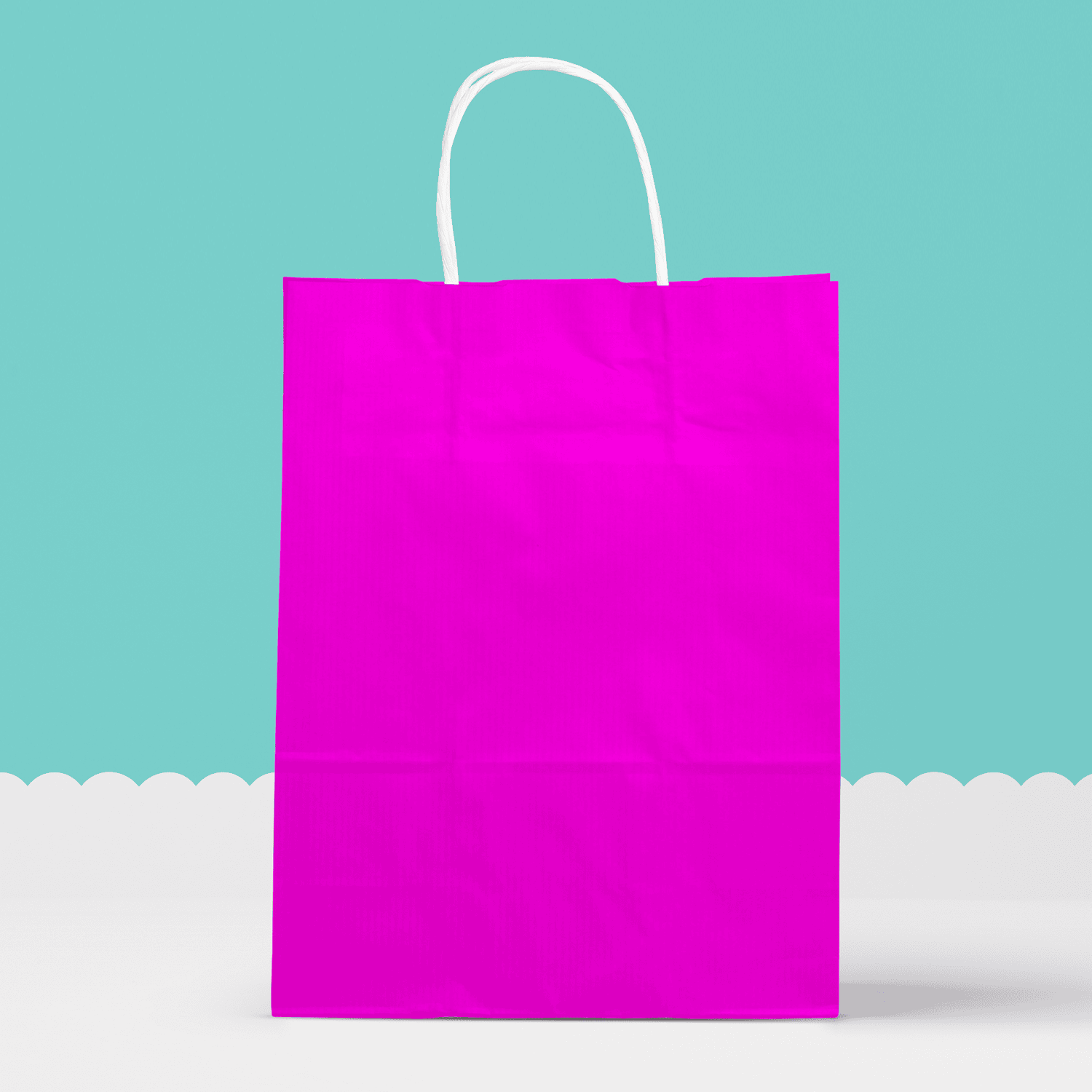 Promote using kraft paper bags with handles