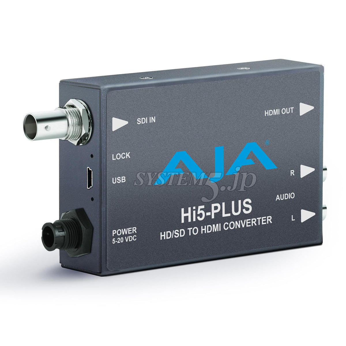 AJA Video Systems Hi5-Plus ミニコンバータ SDI to HDMI — システムファイブ
