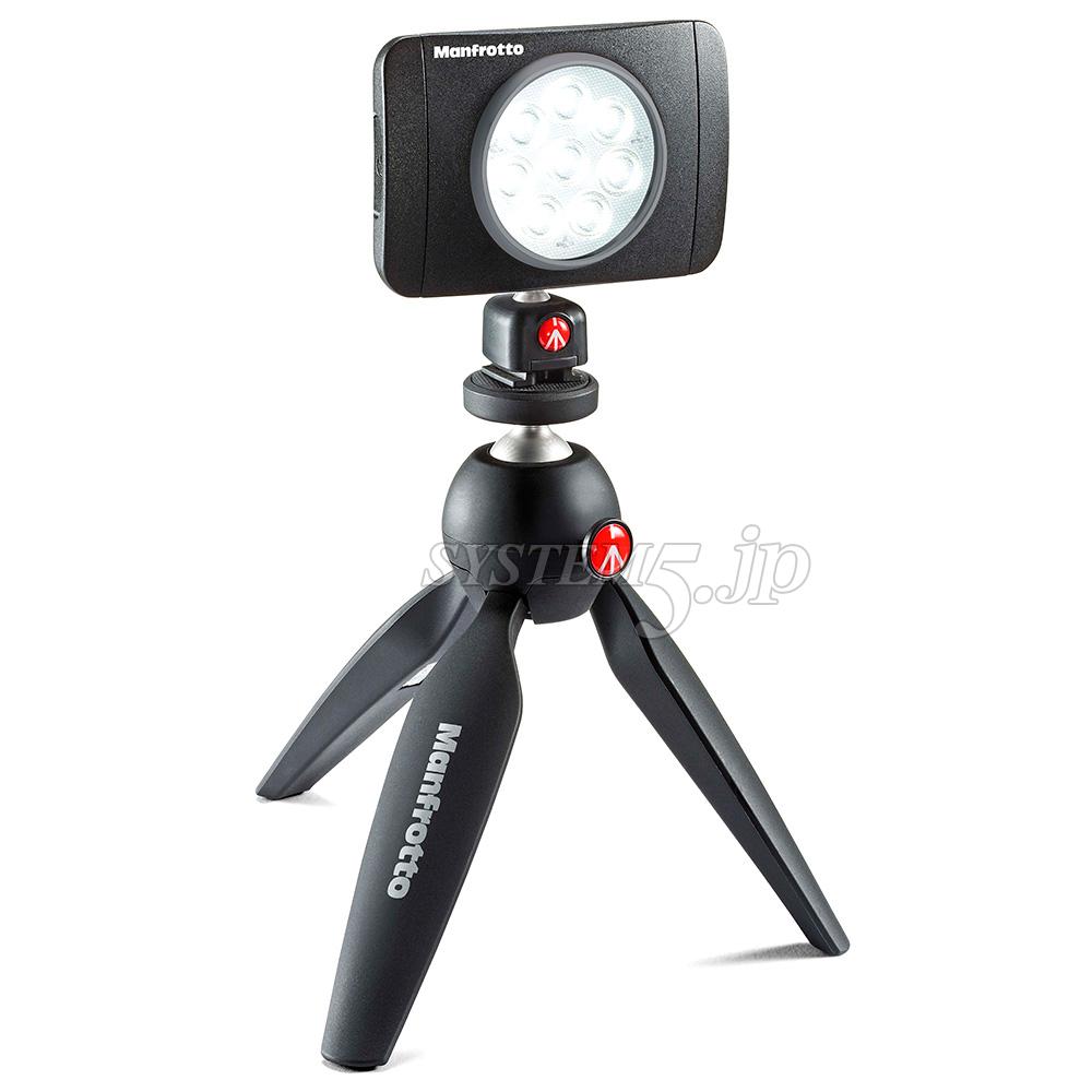 Manfrotto Jp Muse Pixi Kt Lumie Muse Led Pixiミニ三脚 ブラック キット システムファイブ