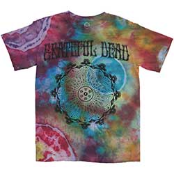 Grateful Dead Shirt Mens XL Tie Dye Colorful Dinosaurs Everything is Dead