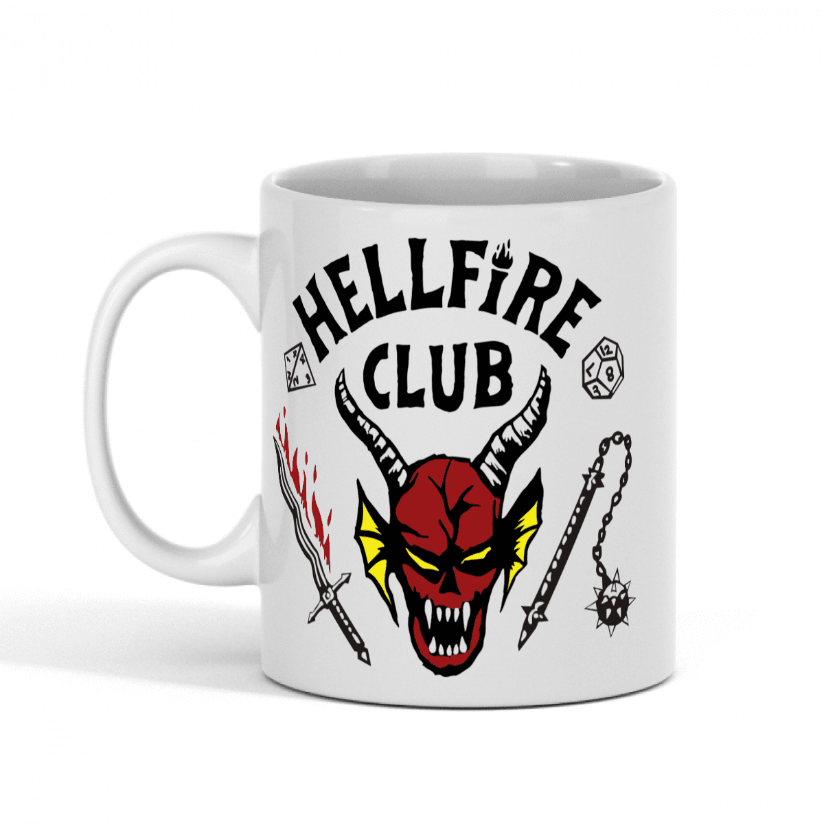 Hot Topic Stranger Things Hellfire Club Textured Mug