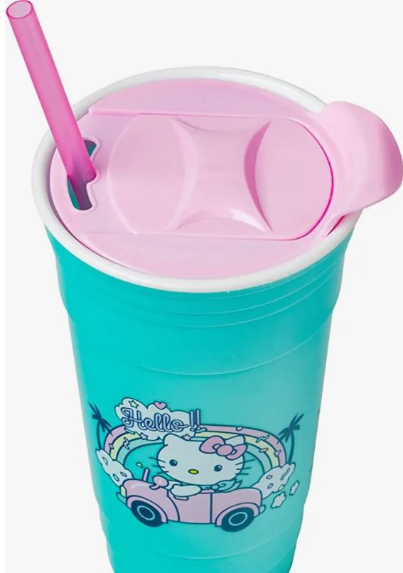 Sanrio Tumbler with Lid and Straw - Fruit Series – KawaiiGoodiesDirect