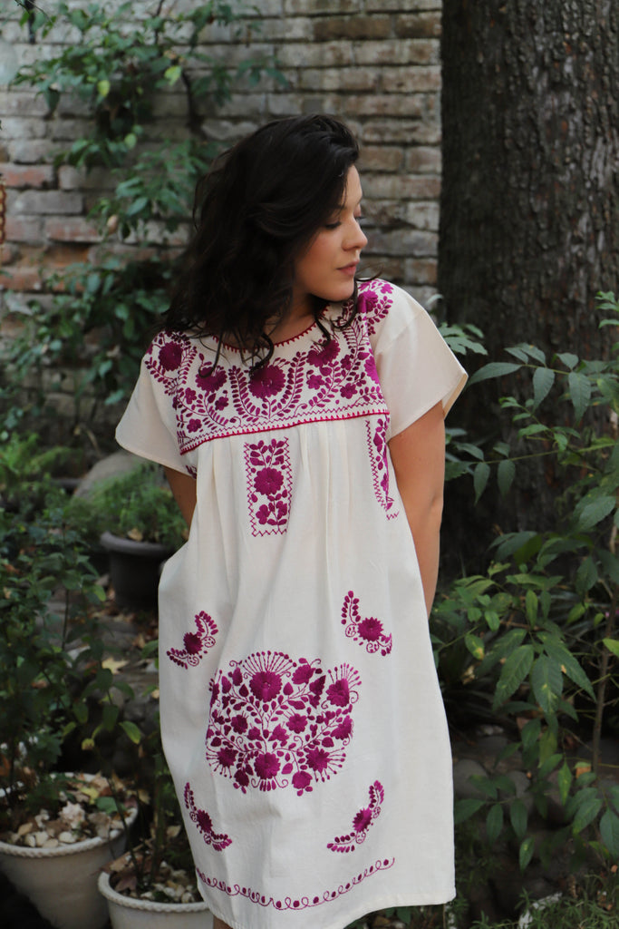 white puebla dress