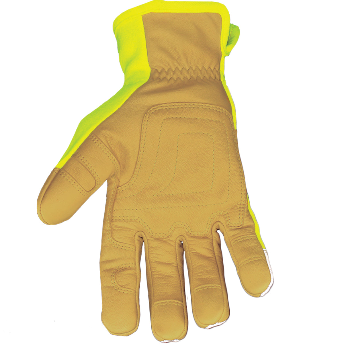 Global Industrial™ Flat Polyurethane Coated Gloves, Hi-Viz Lime, Medium -  Pkg Qty 12