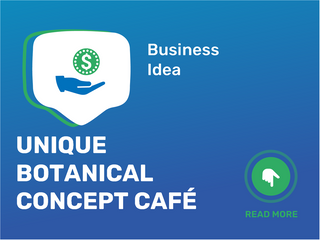 Café de concepto botánico único