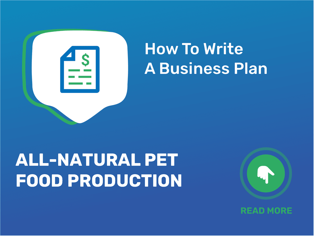 dog food production business plan